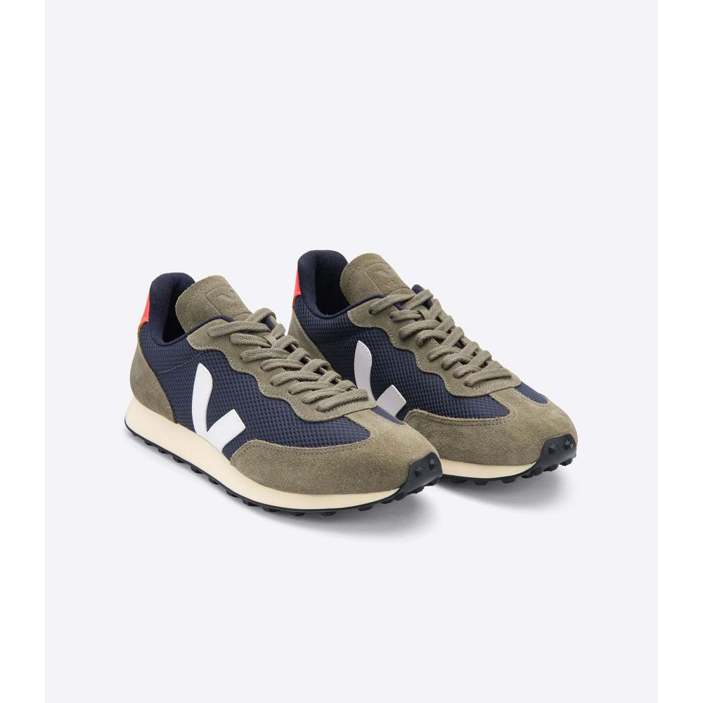 Olive Women's Veja RIO BRANCO ALVEOMESH Running Shoes | AU 422UZG